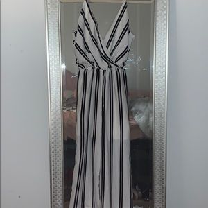 STRIPED JUMPSUIT